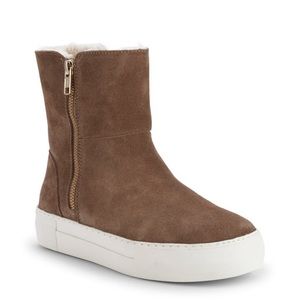 JSlides Allie Faux Fur Lined Platform Boots